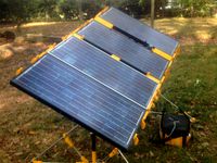 High output mobile solar array by Manbehindthemadness