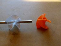 18mm diameter impeller for 3mm shaft by finhudson16