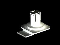 Spool/Filament holder 38mm for Flashforge Creator Pro 2016 by DFX1985