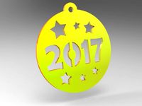 2017 decoration for Christmas trees by dorni