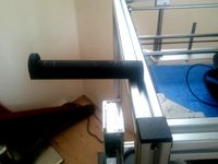 screwless filament spool holder for aluminum frames; flyingbear or others by castduit