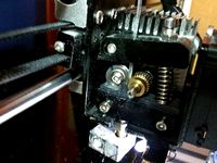 Extruder support for FLEX filament by papalukas