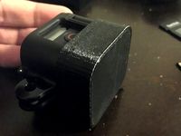 GoPro Hero4 Sessions Lense Cap Fits over Case by esromneb