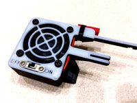 Zortrax M200 Dual Fan Holder (Remix) by liftbag