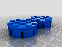 Dash and Dot Connector for Lego Mock Up Designs by Blade1971