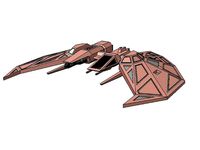 WC - Kilrathi Dralthi MK4 Medium Fighter by Astrofossil