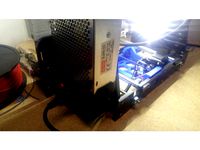 Wider Power Switch Socket for Anet, Hesine printers supply cover by qw623
