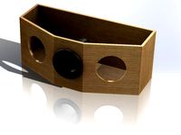 Portable stereo for 2 Dayton Audio RS100-4 by CodyCutkomp