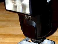 Flash stand for old Sony type hotshoe by pansono