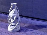 Cascading Twisted Vase by SteedMaker
