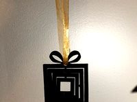 Christmas Present Gyro Ornament by josiahdesigns