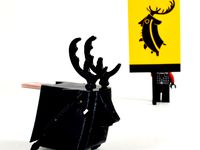 GOT Baratheon Stag Sigil by CraftyRobot