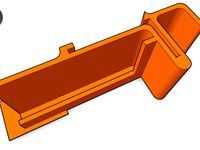 DIN rail mount for 105x60mm PCB by paulkennett