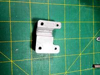 Mount for Rostock Max V2 TPE / Ninjaflex Custom Extruder for soft filaments by kitecraft