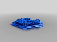 Dovetail Interlocking 3D Catan Terrain Pieces by PlasmaEye