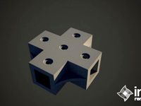 Maker Beam Cross connector by AJOUS