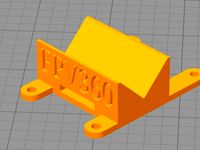 QAV210 Lisam 210 -  45° Actioncam Mount by FPV360