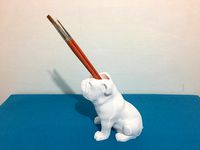 Bulldog Ares Pen Holder by cinderjanus