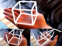 Anamorphic Optical Illusion - 3D Cube by 3DSage