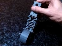 shock absorbing wheel for small gate by 3DPVDB