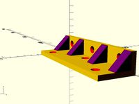 Simple Reinforced Shelf Bracket 26x46x150 by Diomedia_be