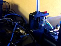 MakerGear M2 Filament RunOut Switch bracket by SCHMENKE