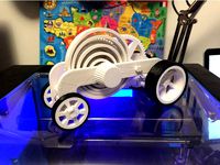 PLA Spring motor, rolling car easy to mount by benraay