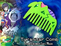 Tyranitar Comb by Vexelius