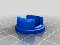 1" OD x 0.87" ID x 0.065" Plug With Opening by Gadmek