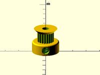 Parametric Pulley with Countersink by anthem