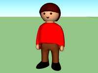Playmobil 123 compatible man by Sthrenor