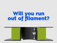 Remaining filament length calculator by Deemoss