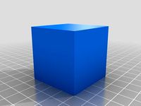 calibration cube 40 x 40 x 40 mm by uiasfdi