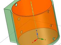 Cola can cup holder for land rover Defender by Dippa