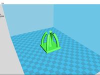 overhang and retraction calibration test by 3ndo