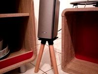 Wood Speaker Stand by fairchild24