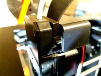 Wanhao D6 Wire Harness Retainer Clip by dumbcomputers