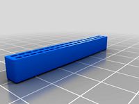 Cover for Raspberry Pi 40-pin GPIO Connector by DougLorenz