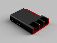 Raspberry Pi Slim Case w/ Exposed GPIO by DougLorenz