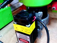 Detachable laser Support for Root2CNC (and not only) by leogala