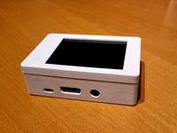 Raspberry pi with 4d system 3.2" touch screen by andreagini