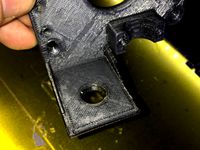 C/D-Bot E3D Titan Extruder Carriage Probe Adapter  by Fazerboy