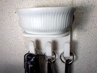 Small Shelf with Hooks by whttigress