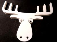 Den Mandige Elg Youtube Logo (Moose head) by Frederikhm