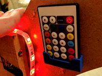 IR Remote mount for Renkforce LED Strip by kaisergidorah
