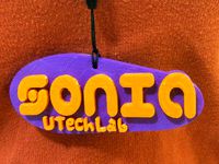 Name tag Sonia by utechlab