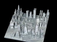 Old World Trade Center Complex After Destruction by Sacchetta