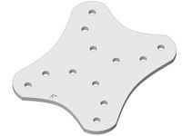 PLA Insulation Board for Martian Frame Kit Version 1 2 3 by voodoopt
