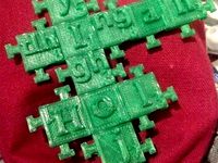 Klingon scrabble tiles (interlocking) by Rejutka