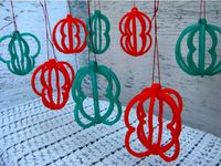 Simple Holiday Ornaments by pmoews